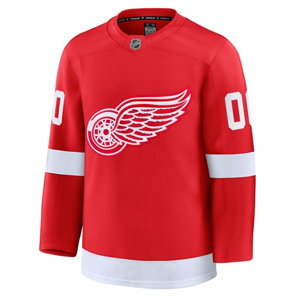 Town Jersey Detroit Red Wings Fanatics Home Premium Custom Jersey