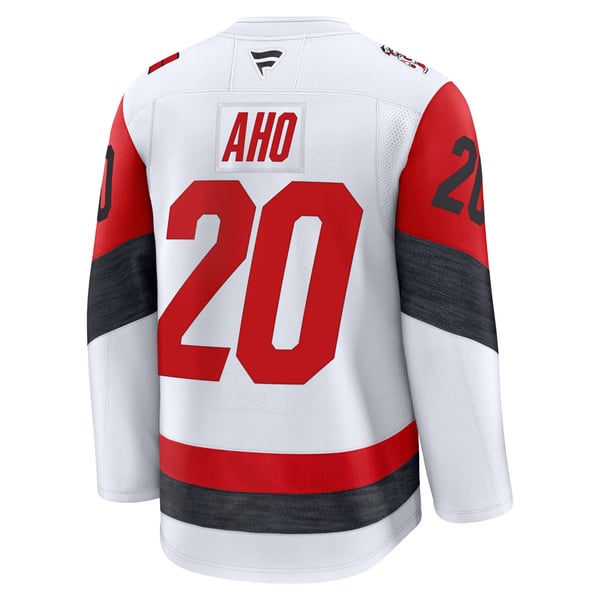 Town Jersey Sebastian Aho Carolina Hurricanes Fanatics Away Jersey White