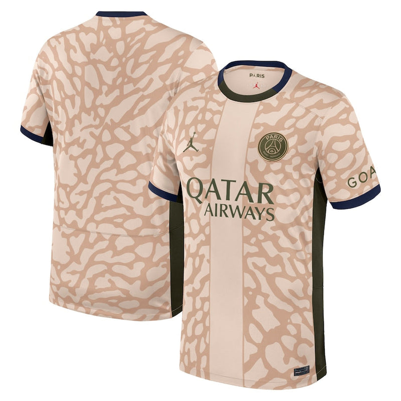 Paris Saint-Germain Jordan Brand 2023/24 Fourth Stadium Jersey – Tan