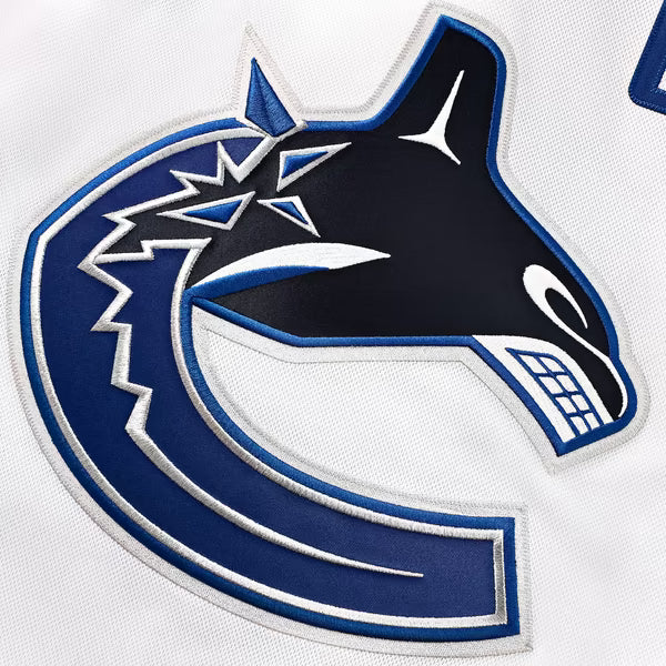 Town Jersey Vancouver Canucks Fanatics Away Premium Custom Jersey - White