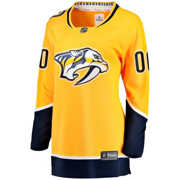 Town Jersey Fanatics Women's Nashville Predators Home Breakaway Custom Jersey