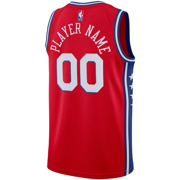 Town Jersey Jordan Brand Philadelphia 76ers Swingman Custom Jersey
