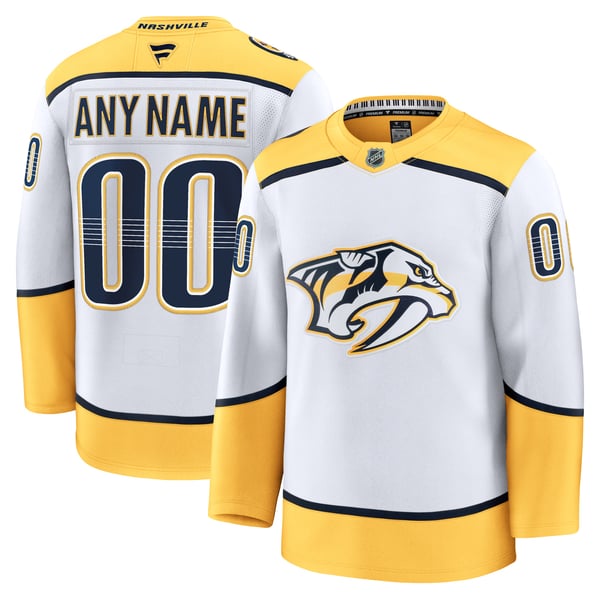 Town Jersey Nashville Predators Fanatics Away Premium Custom Jersey