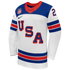 Town Jersey Dylan Larkin Nike US Hockey 2026 Away Replica Jersey - White