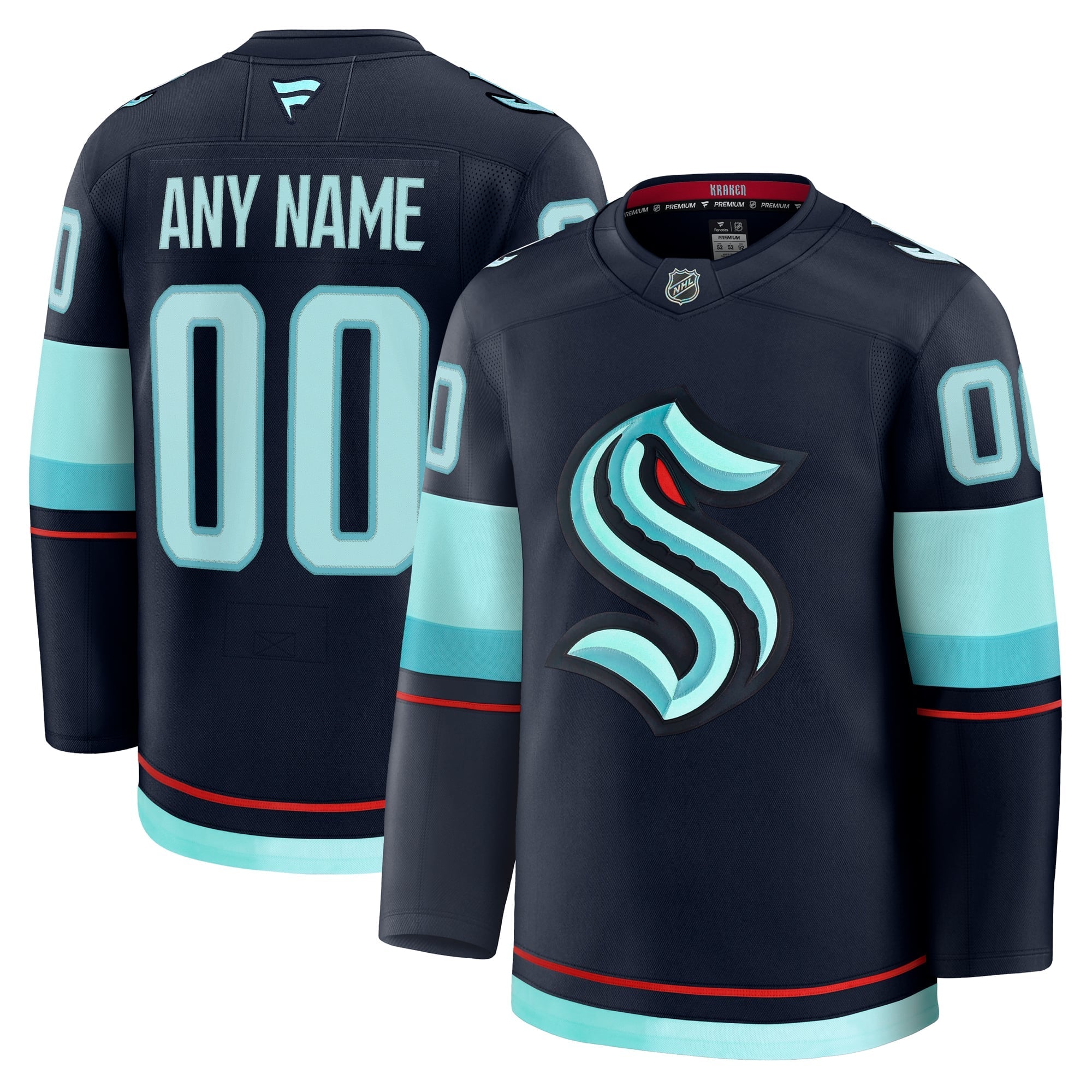 Town Jersey Seattle Kraken Fanatics Home Premium Custom Jersey