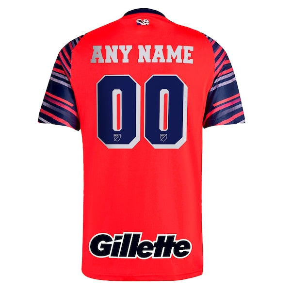 Customized New England Revolution 2025 Third Replica Custom Jersey Red