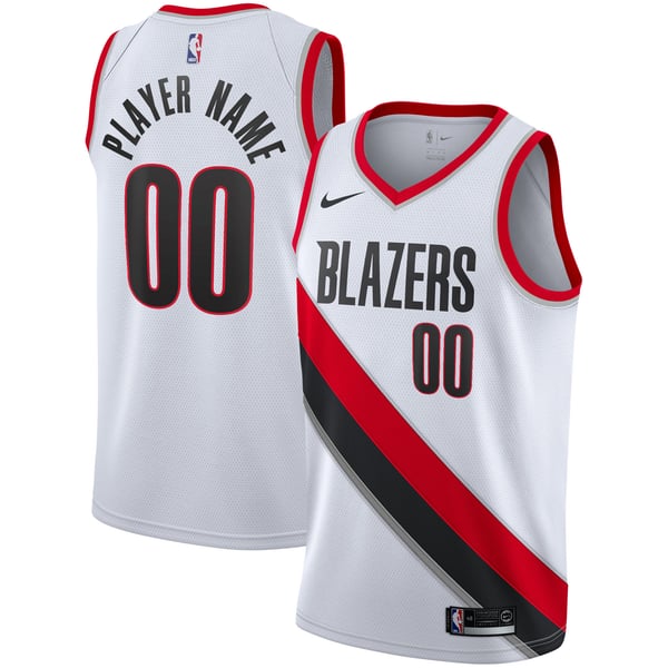 Town Jersey Portland Trail Blazers Nike 2020/21 Swingman Custom Jersey Association White
