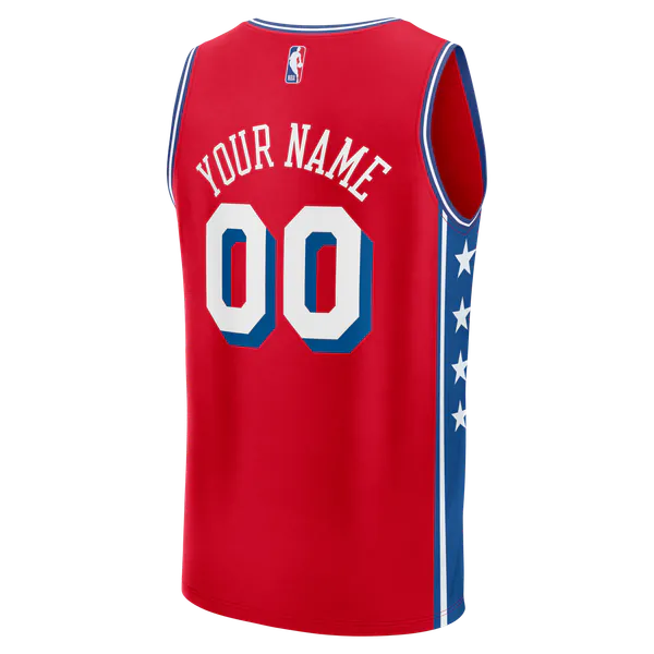Town Jersey Philadelphia 76ers Fanatics Fast Break Jersey - Red