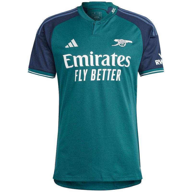 Bukayo Saka Arsenal adidas 2023/24 Third Player Jersey - Green