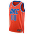 Town Jersey Jordan Brand Unisex OKC Thunder Statement Jersey Orange