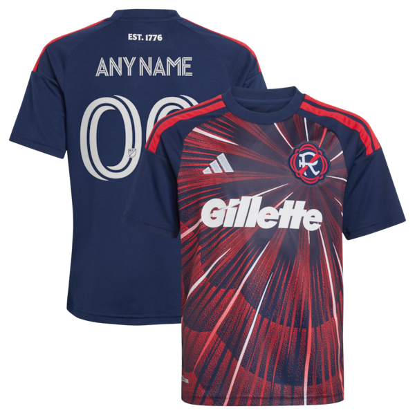 Customized New England Revolution 2026 Independence Day Replica Custom Jersey Blue