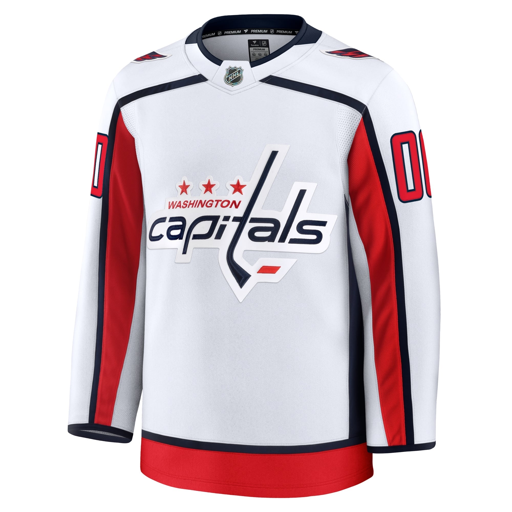 Town Jersey Fanatics Washington Capitals Away Premium Custom Jersey - White
