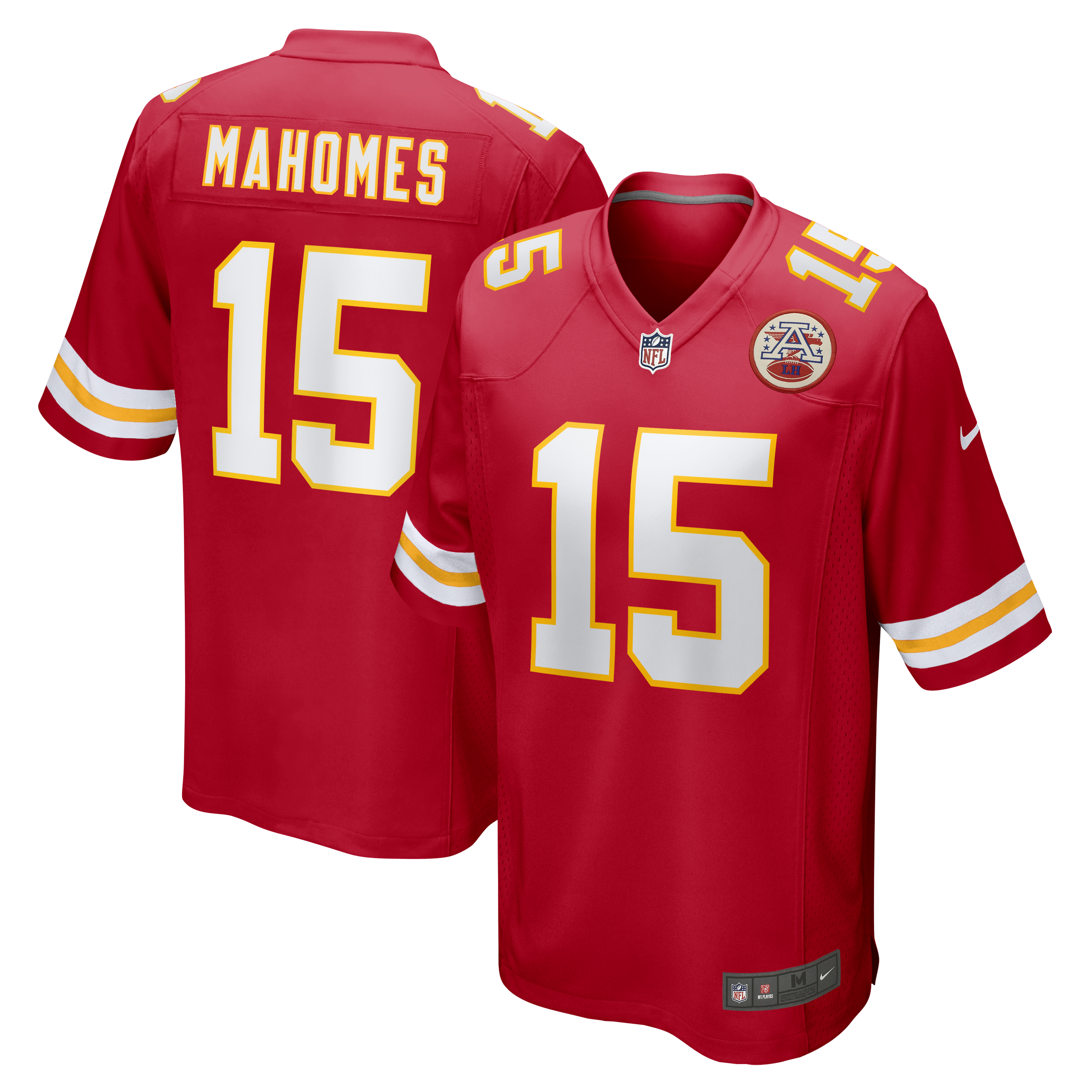 Custom Patrick Mahomes Kansas City Chiefs Game Jersey Red