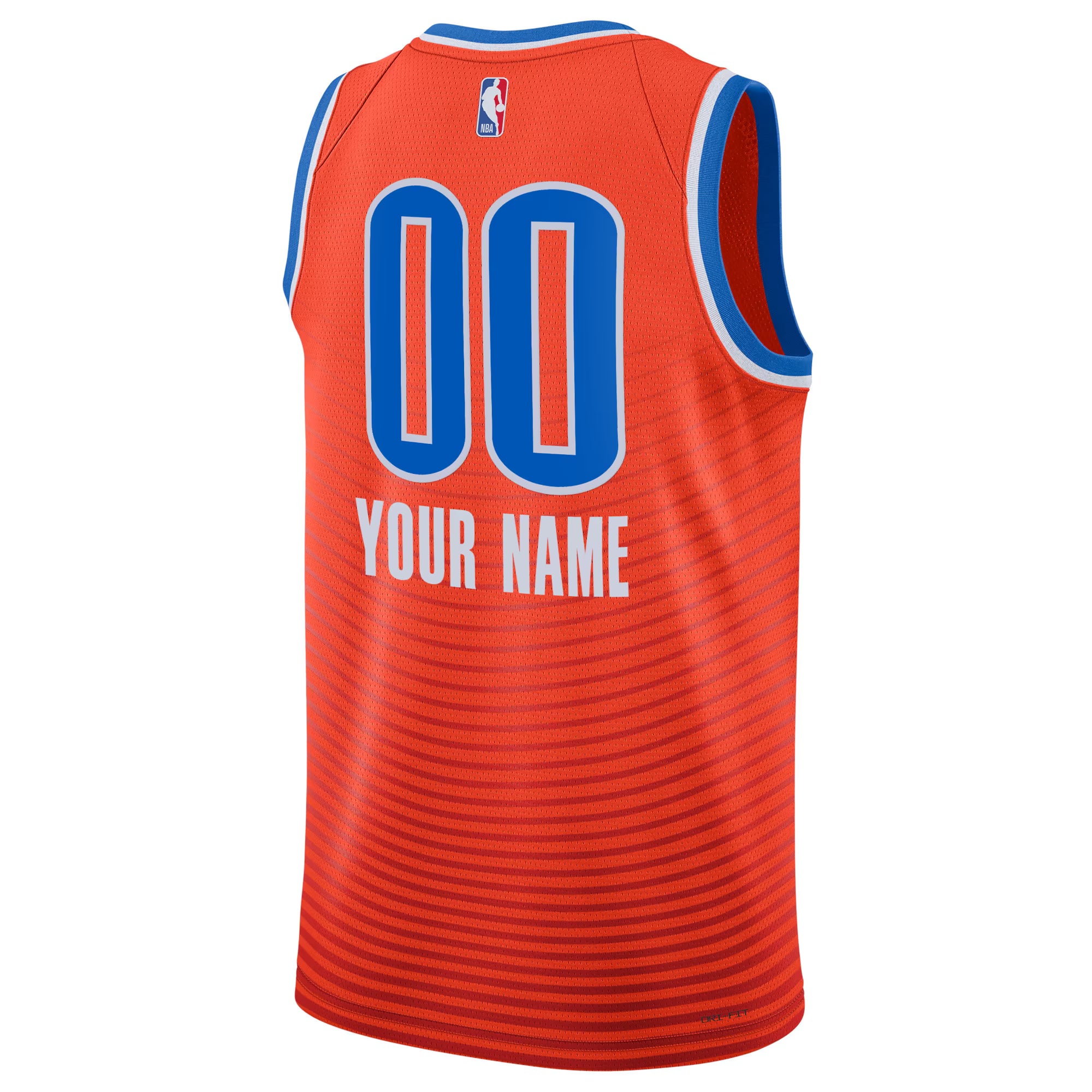 Town Jersey Jordan Brand Unisex OKC Thunder Statement Jersey Orange