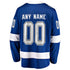Town Jersey Tampa Bay Lightning Fanatics Home Breakaway Custom Jersey