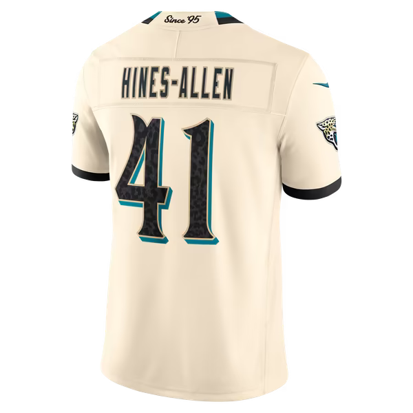 Josh Hines-Allen Jacksonville Jaguars Nike 2026 Rivalries Collection Stitched Limited Jersey - Natural