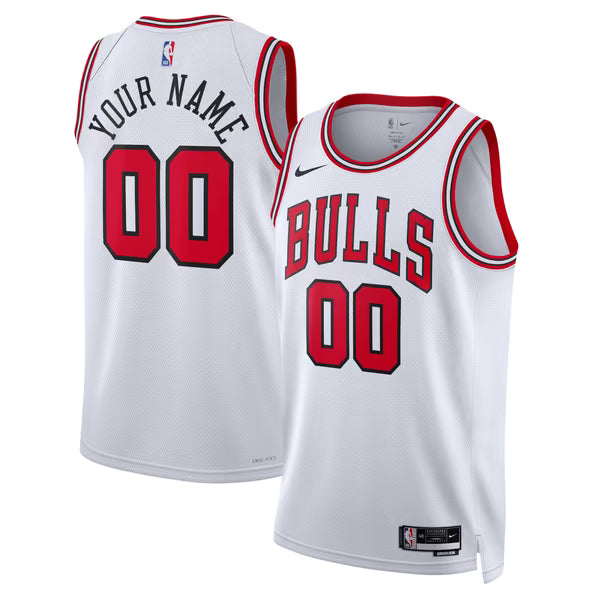 Town Jersey Nike Unisex Chicago Bulls Swingman Custom Jersey