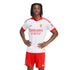 Benfica adidas 2026/27 Away Replica Jersey - White