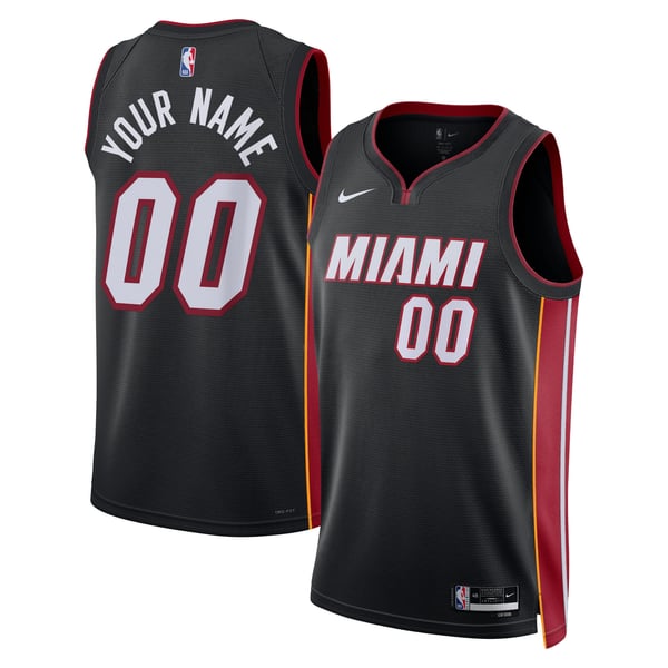 Town Jersey Unisex Nike Miami Heat Swingman Icon Edition Custom Jersey