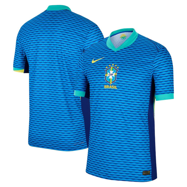 Brazil National Team Nike 2024 Away Match Authentic Jersey – Blue