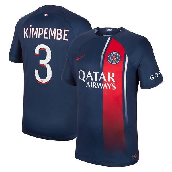 Presnel Kimpembe Paris Saint-Germain Nike 2023/24 Home Player Jersey - Navy