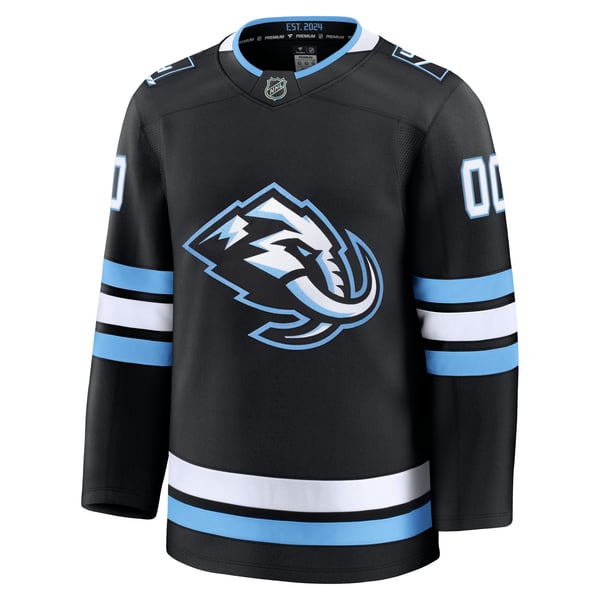 Town Jersey Fanatics Utah Mammoth Home Premium Jersey - Black