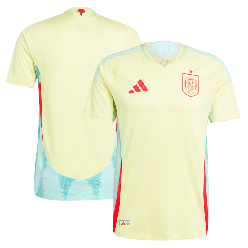 Spain National Team adidas 2024 Away Authentic Jersey - Yellow