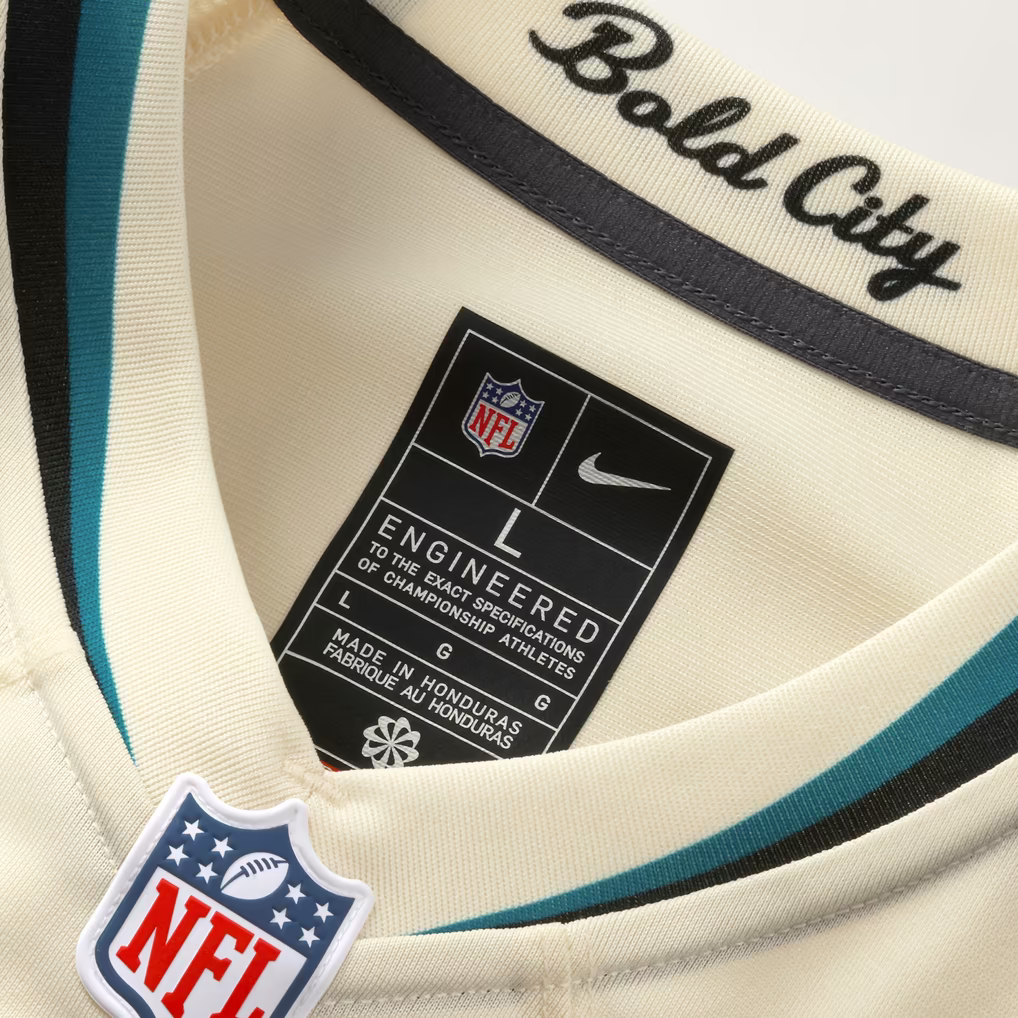 Josh Hines-Allen Jacksonville Jaguars Nike 2026 Rivalries Collection Game Jersey - Natural