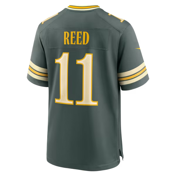 Jayden Reed Green Bay Packers Nike 2026 Rivalries Collection Game Jersey - Green