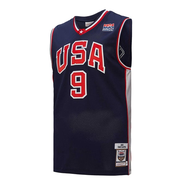 Town Jersey Mitchell & Ness Men's Vince Carter USA Basketball 2000 Authentic Jersey - Navy