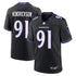 Custom Trey Hendrickson Baltimore Ravens Alternate Game Jersey Black
