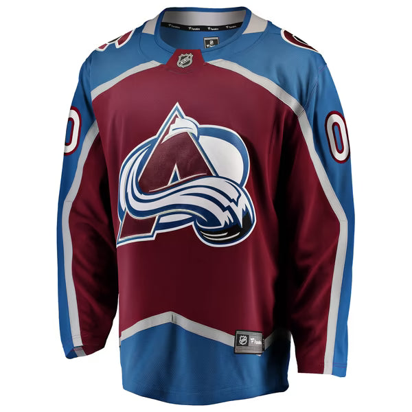 Town Jersey Colorado Avalanche Fanatics Home Breakaway Custom Jersey