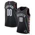 Town Jersey Brooklyn Nets Nike Unisex 2025/26 City Edition Custom Jersey - Black