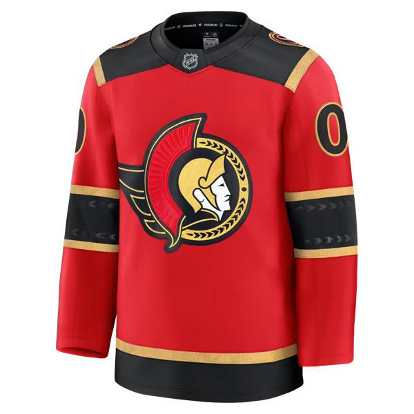 Town Jersey Ottawa Senators Fanatics Alternate Custom Jersey Red