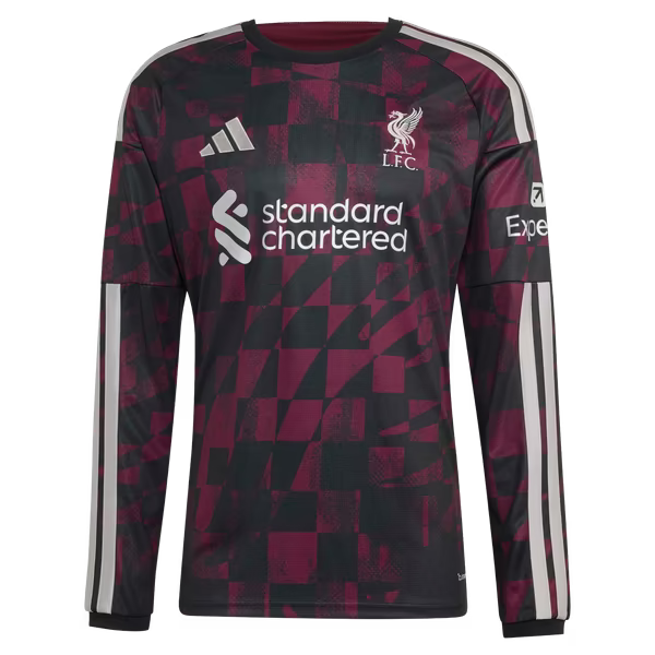 Liverpool adidas 2026/27 Third Replica Custom Long Sleeve Jersey - Black