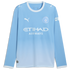 Puma Manchester City 2026/27 Home Replica Long Sleeve Custom Jersey Light Blue