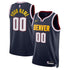 Town Jersey Nike Unisex Denver Nuggets Swingman Navy Custom Jersey
