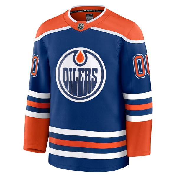 Town Jersey Edmonton Oilers Fanatics Home Premium Jersey Royal