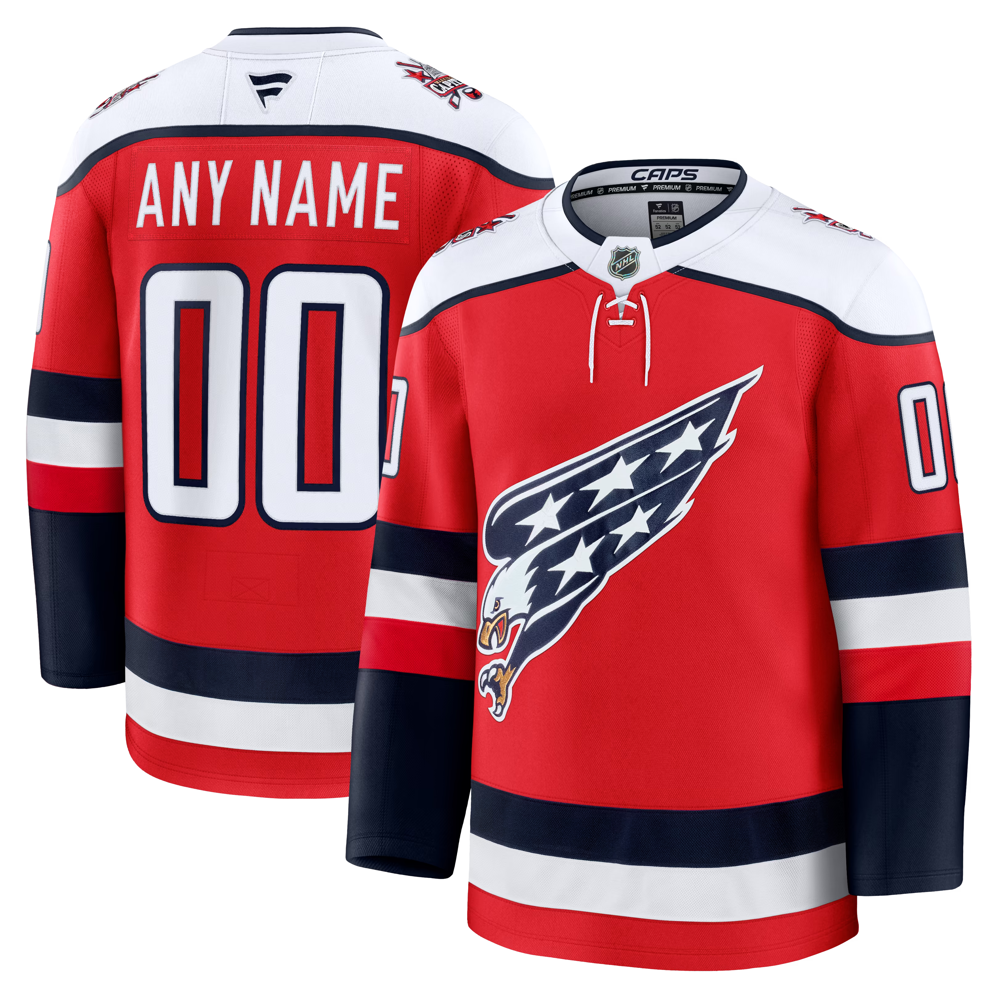 Town Jersey Fanatics Men's Washington Capitals Alternate Premium Jersey
