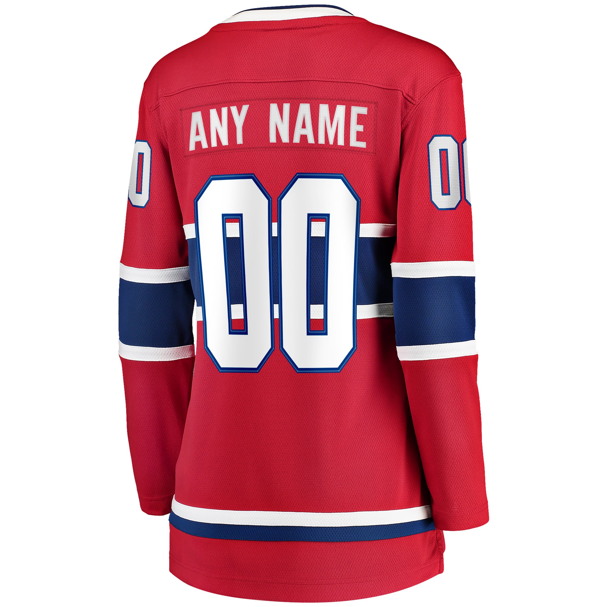 Town Jersey Fanatics Women's Montreal Canadiens Home Breakaway Custom Jersey - Red
