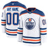 Town Jersey Edmonton Oilers Fanatics Away Premium Custom Jersey - White