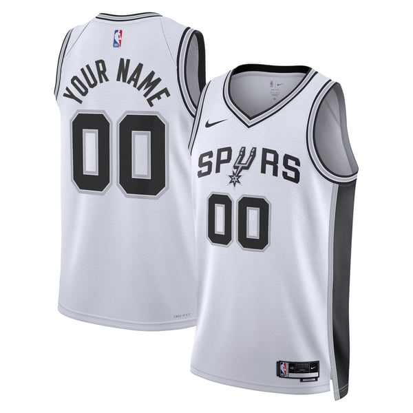 Town Jersey Nike Unisex San Antonio Spurs Swingman Custom Jersey White Association