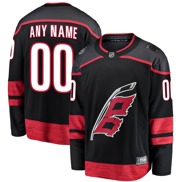 Town Jersey Carolina Hurricanes Fanatics Home Breakaway Custom Jersey