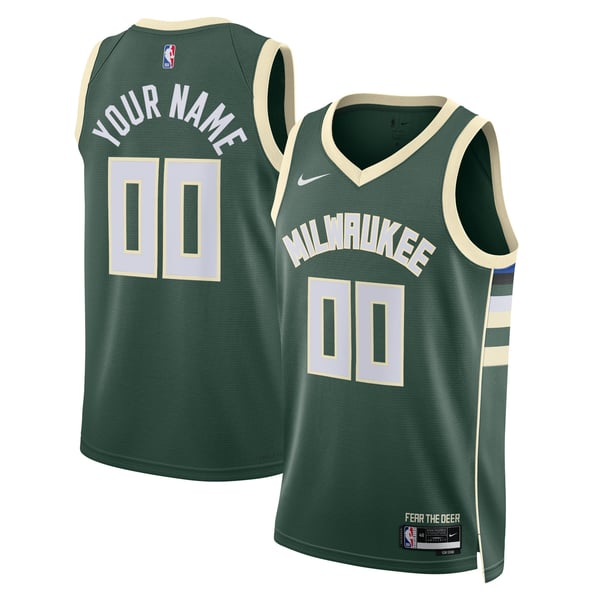 Town Jersey Nike Unisex Milwaukee Bucks Custom Swingman Jersey