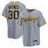 Custom Paul Skenes Pittsburgh Pirates Alternate 2 Replica Jersey Black