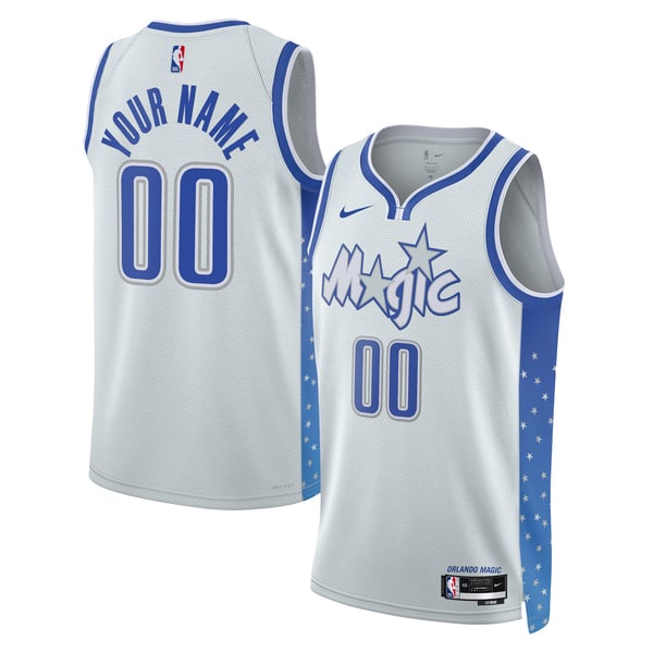 Town Jersey Unisex Nike Orlando Magic City Edition Swingman Jersey - Silver