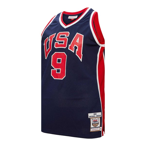 Town Jersey Michael Jordan USA Basketball Mitchell & Ness 1984 Jersey Navy