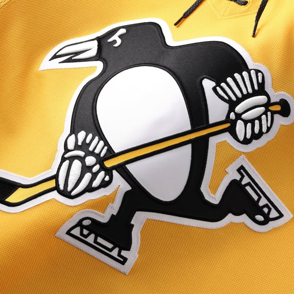 Town Jersey Fanatics Pittsburgh Penguins Alternate Premium Custom Jersey - Gold
