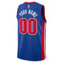 Town Jersey Nike Unisex Detroit Pistons Swingman Custom Jersey Blue