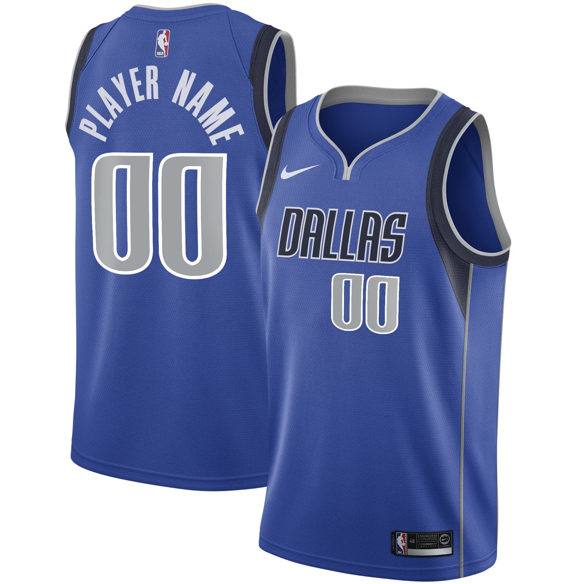 Town Jersey Nike Dallas Mavericks 2020/21 Swingman Custom Jersey